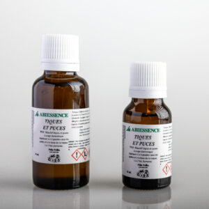 Fiole d’huiles essentielles anti parasites pour chien (Copie)